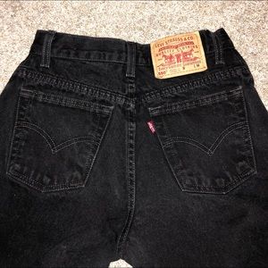 Vintage Levi 550 Black Jeans
